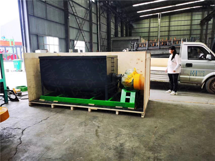 污泥畜牧糞便連續(xù)式混料機(jī) 豬糞雞糞牛糞拌料機(jī) 興達(dá)臥式攪拌機(jī)